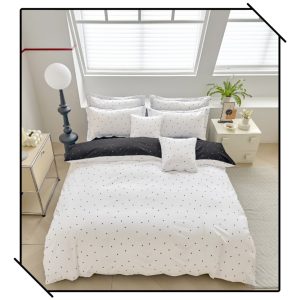 Sendia ágyneműhuzat szett 7 részes, pöttyös