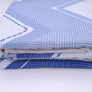 Sendia ágyneműhuzat szett 7 részes, kék hullámos